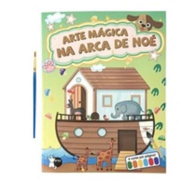 Imagem de Arte Mágica na Arca de Noé - Cada folha tem sua própria paleta de cores: só molhar o pincel e pintar