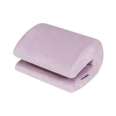 Imagem de Kokiya Encosto de cabeça para cadeira de escritório, almofada de pescoço, capa removível, suporte de pescoço para cadeira de mesa, almofada para cochilo, Rosa