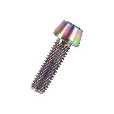 Imagem de Parafuso de Cabeça Cônica de Liga de Titânio Com Arruela de Alta Resistência, Leve e Resistente para Esportes e Corridas (M6X20)