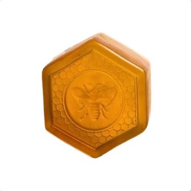 Imagem de Sabonete de Mel e Própolis Artesanal em Barra 92g