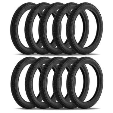Imagem de Kit 10 Pneus Moto Aro 18 Titan Fan YBR Pro Tork 2.75-18 Dianteiro, PRE