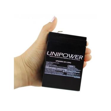 Imagem de Bateria Unipower Up645Seg 6V 4.5Ah Para Seguranca/ Nobreak