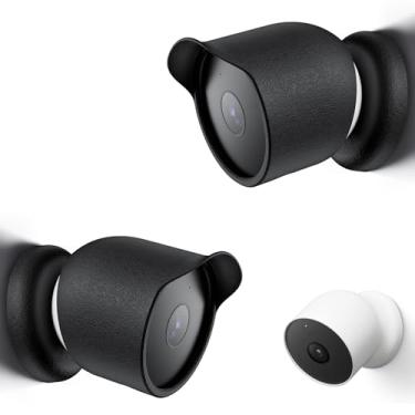 Imagem de Augstci Capa De Silicone Compatível Com Google Nest Cam (Bateria) Para Ambientes Internos Ou Externos, Câmera, Proteção Todas As Condições Climáticas, Fácil Instalação