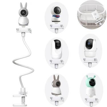 Imagem de Suporte de montagem para câmera de bebê compatível com BOIFUN/Momcozy/ieGeek/Comfyer-BM01/TECGUUD uma parte, suporte flexível para monitor de bebê, suporte para câmera de bebê com mais segurança (85,7
