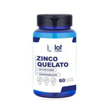 Imagem de Zinco 29mg 60 cápsulas Imunidade Pele Unhas e Cabelo - LOT NUTRITION, 