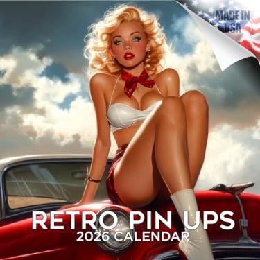 Imagem de Calendário Pin Up – Calendário adulto – Calendário de biquíni – calendários de parede 2020-2021 – calendários de parede retrô pin-up de 16 meses