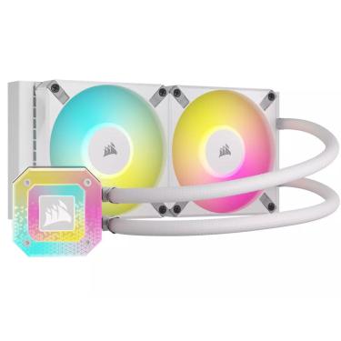Imagem de Water Cooler Par Processador Corsair Icue H100i Elite Branco