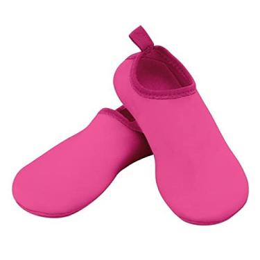 Imagem de i Play. Calçado de meias aquáticas Green Sprouts para meninas, Pink Sock, 7