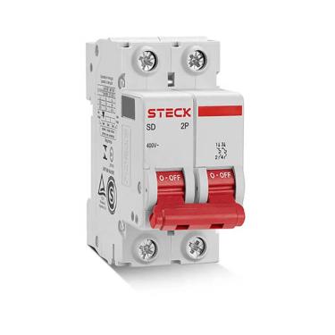 Imagem de Chave Seccionadora Stecker SDCE 2P 400V 60HZ Din - Steck | 63A SDCE6263