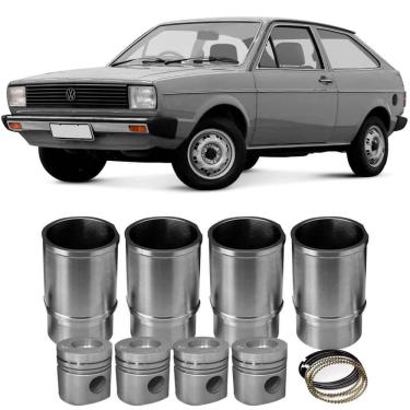 Imagem de Kit Motor Fusca Kombi Gol Sedan /84 1.6 1600 Suk888 Metal