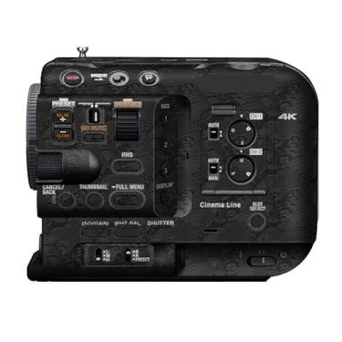 Imagem de Adesivo de capa de câmera para Sony FX6 protetor de câmera película protetora anti-arranhões decoração FX 6 (onda preta)