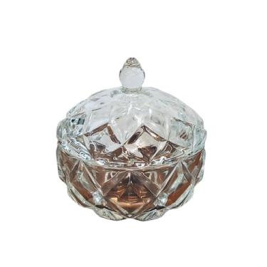 Imagem de Baleiro Bomboniere Diamond De Cristal Redondo 11cm X 11cm