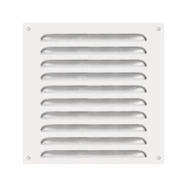 Imagem de PATIKIL Tampa de ventilação de aço inoxidável de 25 x 25 cm, cobertura de ventilação de grade de ar HVAC, malha embutida para casa, cozinha, lareira, banheiro, parede, teto, prata