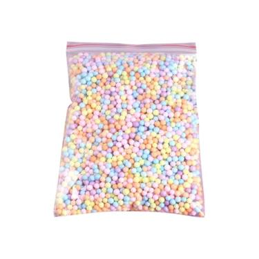 Imagem de Mini bolas de espuma coloridas de 100 gramas, pequenas contas de espuma coloridas, caixa de presente, contas de enchimento, bolas para fazer gelecas, contas de artesanato, contas de mesa de casamento