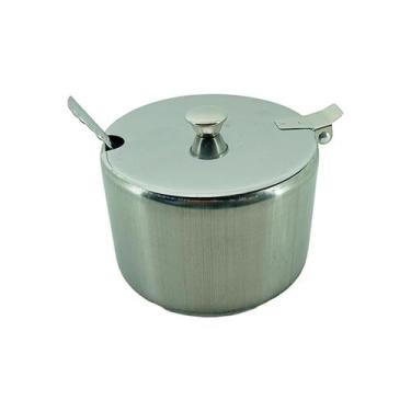 Imagem de Açucareiro de Aço Inox com Colher 8cm - Aliança