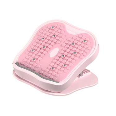 Imagem de simhoa Pedal de equilíbrio para exercícios, pedal de cunha ajustável para alongamento de pernas e panturrilhas, exercitador muscular para calcanhar, costela, Rosa