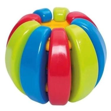 Imagem de Brinquedo Didático Baby Bola Gomos Colorido Educativo - Mercotoys, Ver