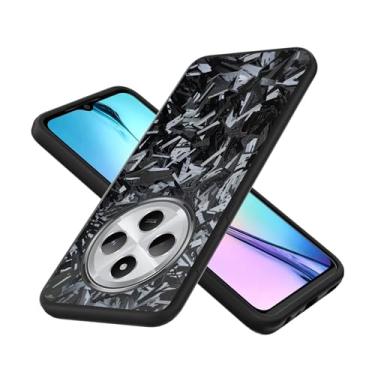 Imagem de Capa compatível com Xiaomi Redmi 14C, silicone macio TPU + reflexo traseiro 3D fosco anti-impressões digitais compatível com Xiaomi Redmi 14C X6881 capa de telefone