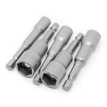 Imagem de Jogo Bits Soquetes Magnéticos Canhão 6-8-10-12-13Mm 5 Pçs
