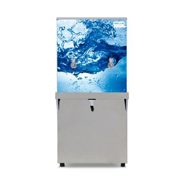 Imagem de Bebedouro Purificador Industrial Blue Coluna 2 Torneiras Natural e Gelada 50L PIC50L220VN-2TAD Inox Adesivado 220V