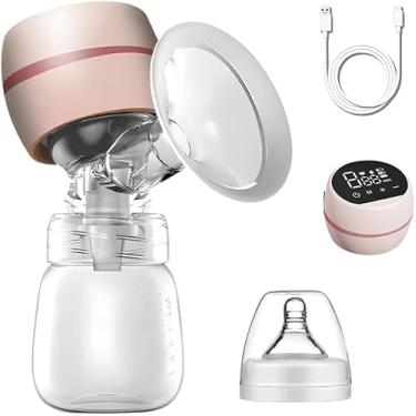 Imagem de Bomba Elétrica de Amamentação Portátil para Tirar Leite com Tela LED, 2 Modos e 9 Níveis de Sucção – Baixo Ruído + Protetor de Mama de Silicone 22mm – Cor Sortida - Modelo Premium Cor : Aleatorio