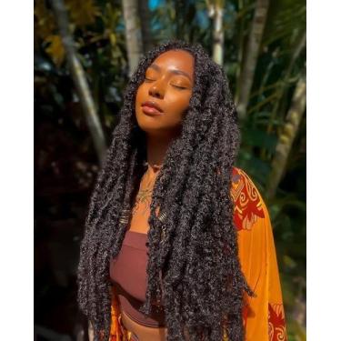 Imagem de Crochet Hair Beverlee Butterfly Locs 24 polegadas, 6 pacotes, 1 GB