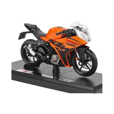 Imagem de Modelo De Motocicleta KTM RC 390 Em Escala 1:18 Para Meninos, Brinqued
