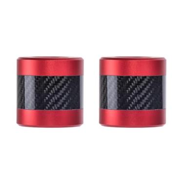 Imagem de Advanblack Protek Usinado CNC Alumium com Fibra de Carbono Embutido Barra Deslizante (CNC Vermelho com Embutimento de Carbono)