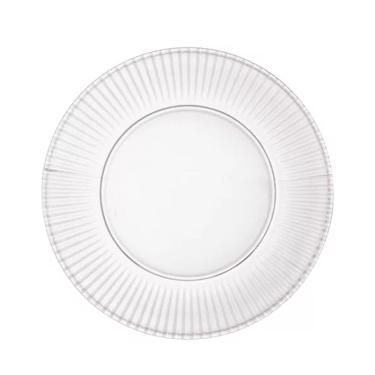 Imagem de Jogo 2 Pratos Rasos De Cristal Transparente Renaissance Lyor 26,5cm