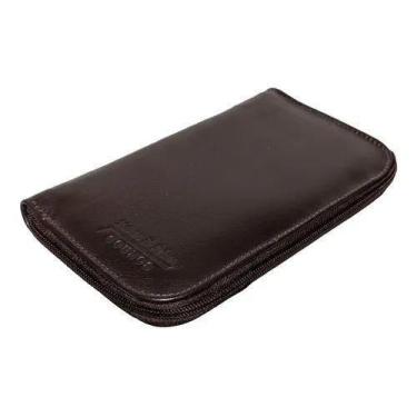 Imagem de Carteira Para Viagem Com Ziper Porta Celular Passaporte Cartao Em Cour