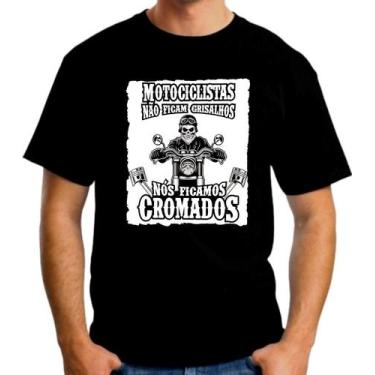 Imagem de Camiseta Motociclistas não ficam grisalhos - Somar, M