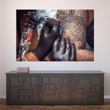 Imagem de Painel Adesivo de Parede - Tatuagem - 1194pnm - Allodi