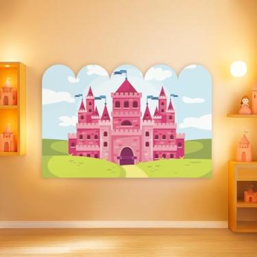 Imagem de Cabeceira De Cama Decorativa Infantil Menina Tema Castelo (CabCerq-0038)