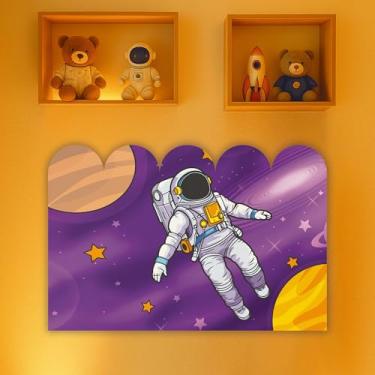 Imagem de Cabeceira de Cama Decorativa Infantil para Quarto de Meninos - Tema Astronauta (CabCerq-0081)