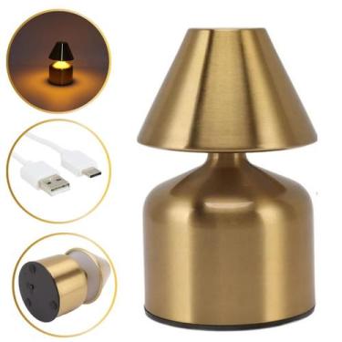 Imagem de Luminária Mini De Mesa Usb 3 Níveis De Iluminação Abajur Quarto Sortid