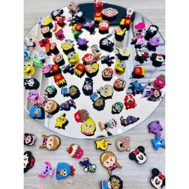Imagem de Kit 4 bottons babuche pins personagens aleatorios - DLUCCA