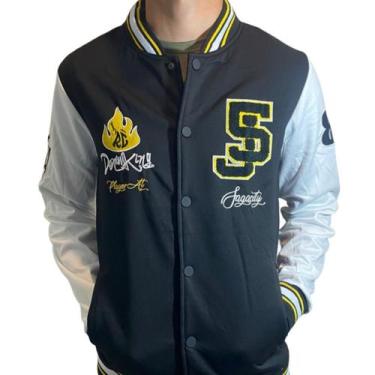 Imagem de Jaqueta Bomber Jiveral Black Italian para homens - Lightbek Official S