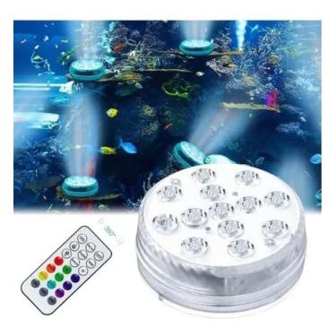 Imagem de 4 peças Luz Rgb 13cd Led Submersível Piscina Com Controle Remoto - IM