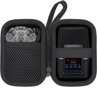 Imagem de Aenllosi Capa rígida de viagem para gravador portátil estéreo Zoom H2essential/H2n (apenas capa)