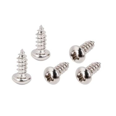 Imagem de Banworks Parafusos de cobertura de haste de treliça de guitarra American #3 x 1/10.2 cm em forma de sino para EUA Gibson Les Paul LP SG Pacote com 5 JT/ZGLS-01 níquel