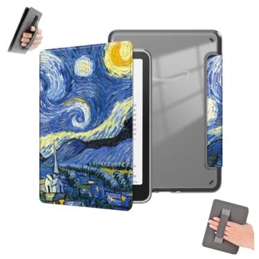 Imagem de GUKSRASO Capa para Kindle Paperwhite 12ª Geração 2024 (7", Modelo: SA568B) / Colorsoft Signature Edition - Capa Traseira de Acrílico Transparente Durável, Alça de Mão