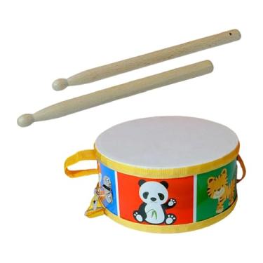 Imagem de Colaxi Caixa de 8" Brinquedo Educacional Acessórios Versáteis Instrumento de Percussão Coordenação Olho-Mão para Crianças Meninos Meninas Crianças