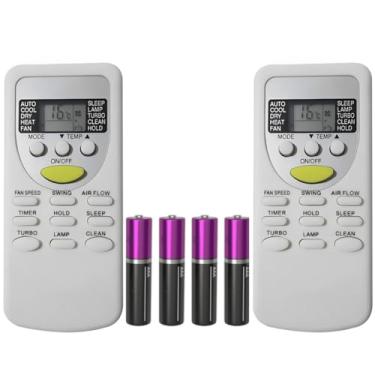 Imagem de Kit 2 Controle Remoto Compatível Ar Condicionado York Komeco Rheem