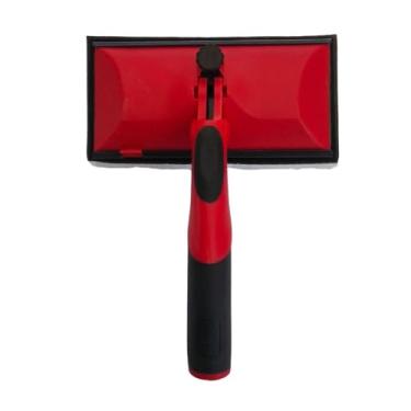 Imagem de Wswqop Almofada de pintura, pincel, aparador de bordas para parede, cabo ajustável, aparador de bordas para pisos, 18cmx23cm