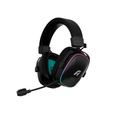 Imagem de Headset Gamer Aplus Atis Pro 7.1 Sem Fio Wireless Led Rgb