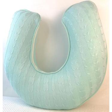 Imagem de Almofada de Amamentação de Tricot Verde