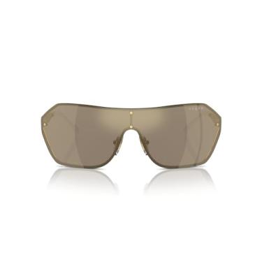 Imagem de Vogue Eyewear Óculos de sol VO4302S, dourado/marrom claro, ouro espelhado, 41 mm