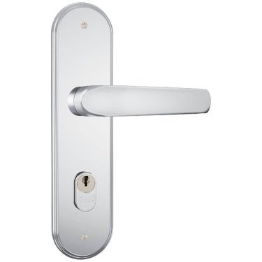 Imagem de Fechadura Genoa 1601/09 Espelho Largo em Inox para Exterior - 33562 - STAM