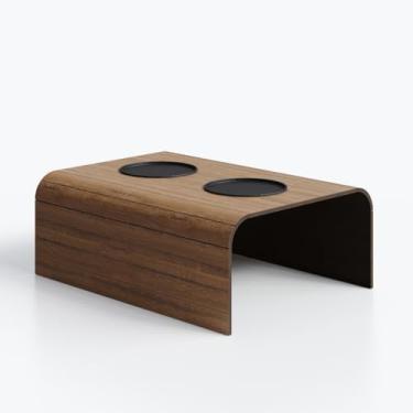 Imagem de Esteira Apoio Para Braço de Sofá 2 Peças Decoração Casa Esteira Porta Treco Copos(1 Esteira Simples Caramelo)