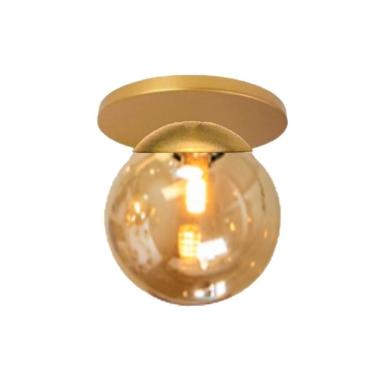 Imagem de Plafon Jabuticaba Dourado Fosco 12,5x12cm  Bivolt 